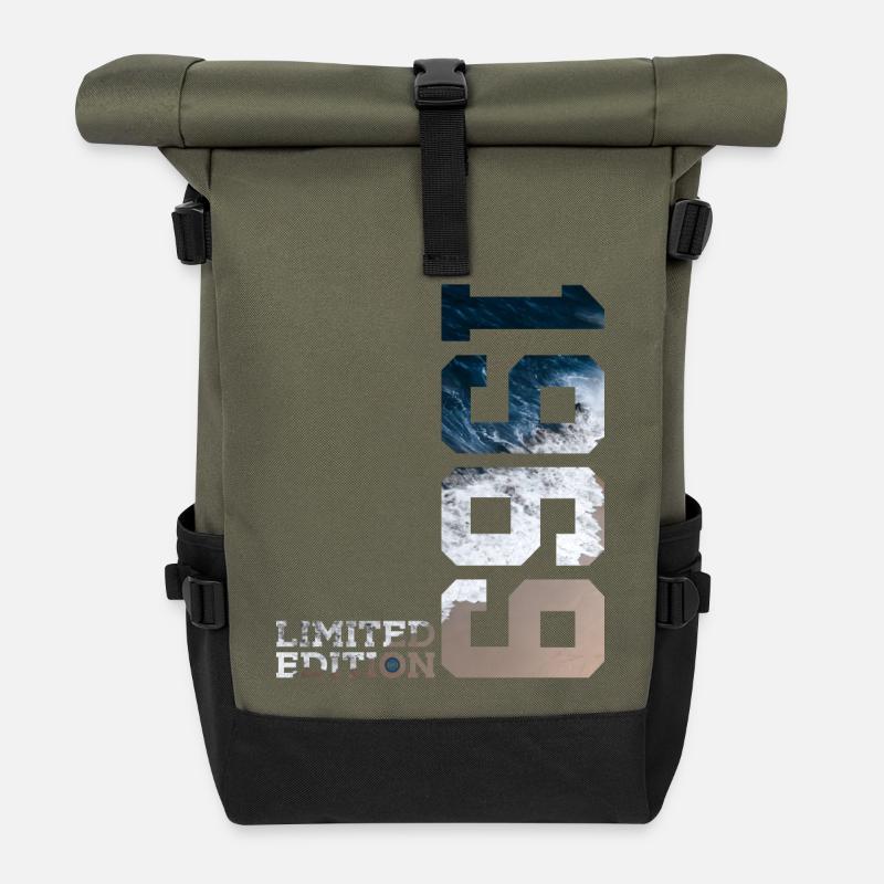 57. GEBURTSTAG LIMITED EDITION 1969 - Rolltop Rucksack - Olive/Schwarz