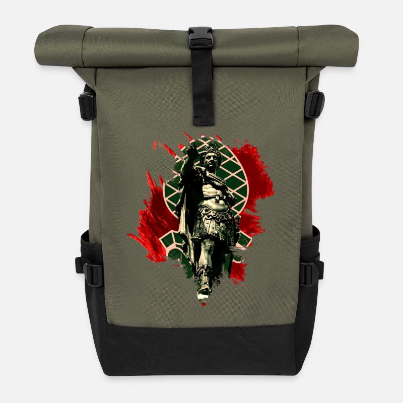 Augsburg - Rolltop Rucksack - Olive/Schwarz