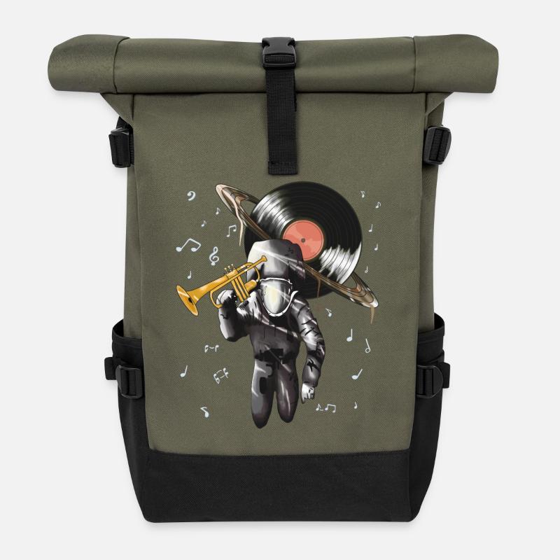 Jazz - Rolltop Rucksack - Olive/Schwarz
