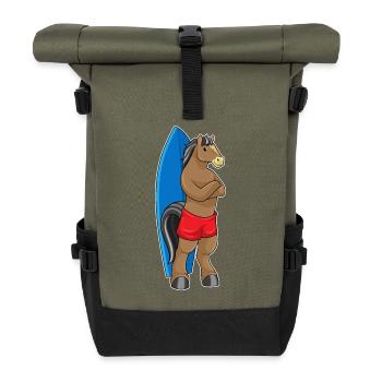 Surf Surf Surf Été - Sac à dos roll top - olive/noir - Devant