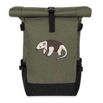 Kawaii Tamandua - Sac à dos roll top - olive/noir - Devant