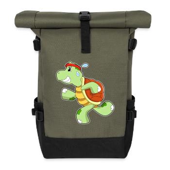 Turtle Jogger Jogging Sport - Sac à dos roll top - olive/noir - Devant