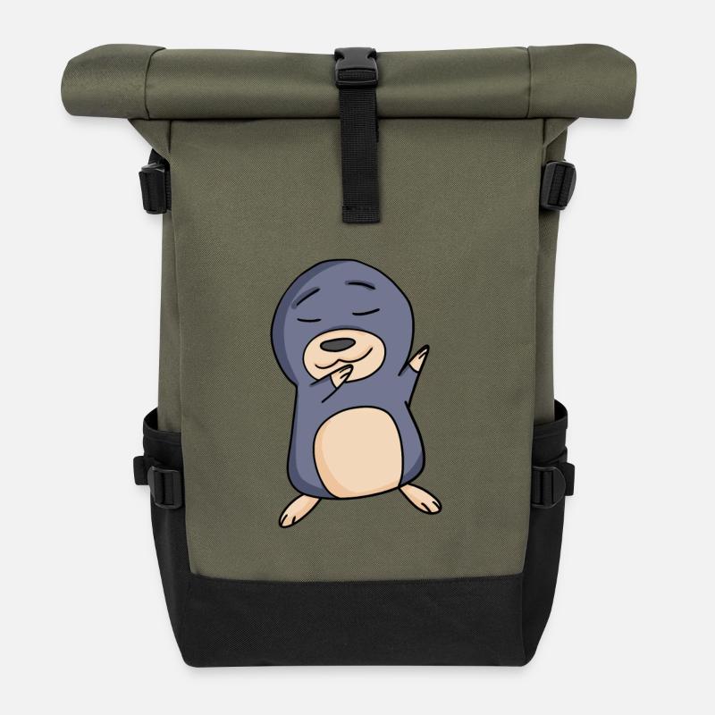 Maulwurf - Rolltop Rucksack - Olive/Schwarz