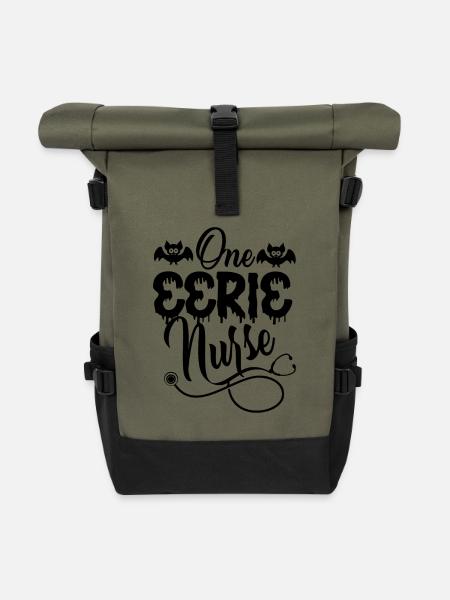 Eine unheimliche Krankenschwester - Rolltop Rucksack - Olive/Schwarz