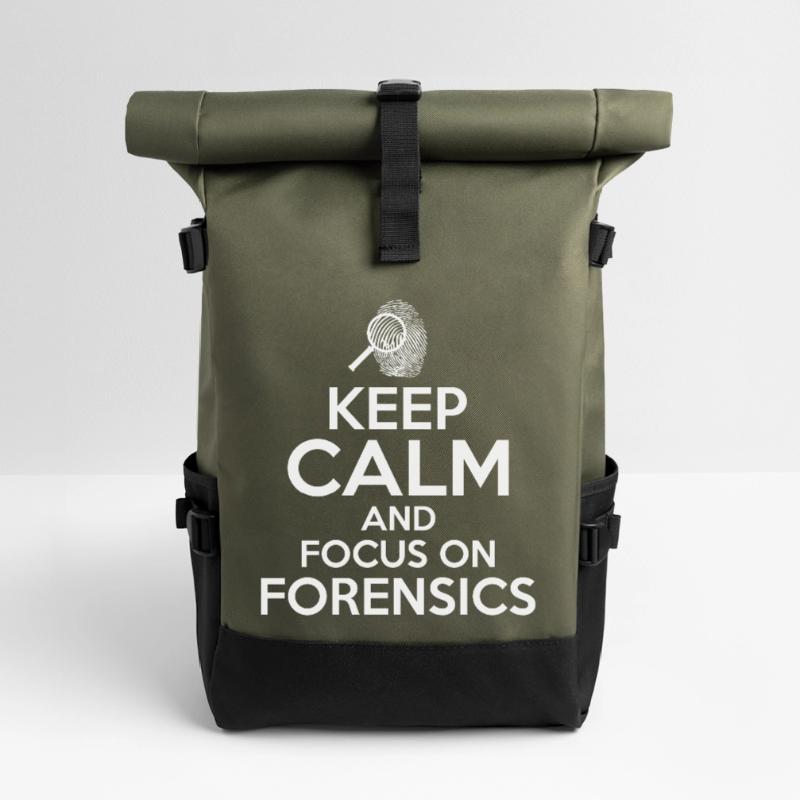 Forensic Scientist Forensic Science Roll Top Backpack