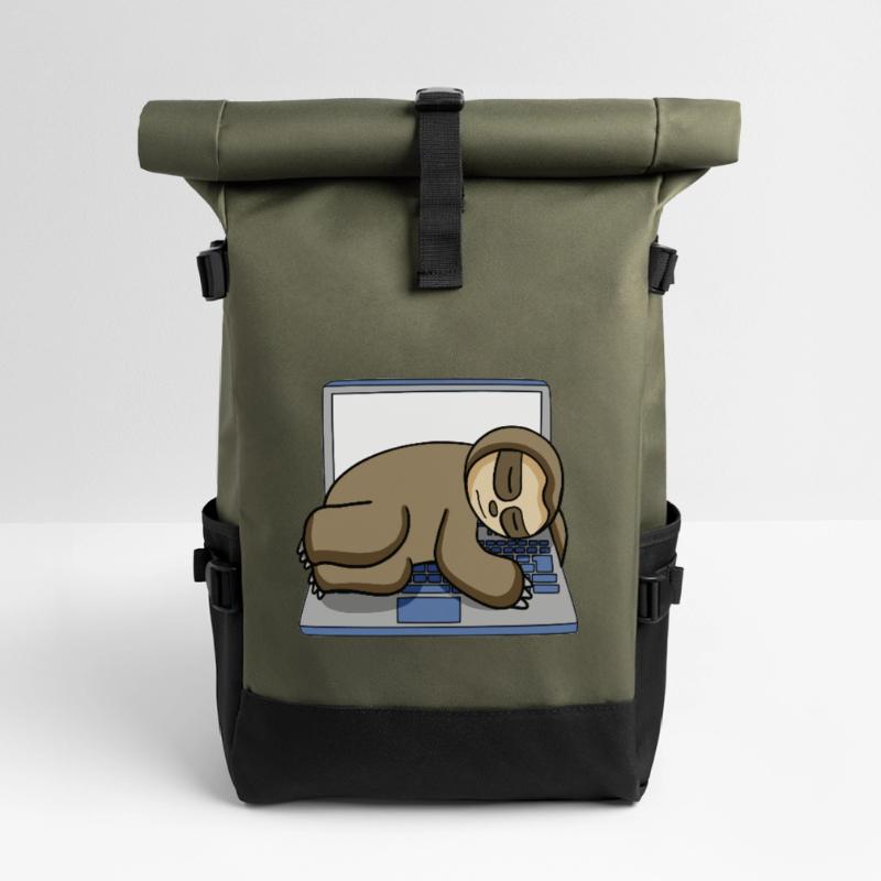 Computer Nerd Programmierer Geschenk Rolltop Rucksack