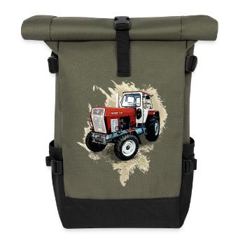 Fortschritt Traktor ZT 300 - Rolltop Rucksack - Olive/Schwarz - Vorne