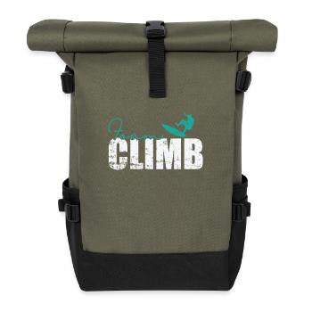 Foam Climb Surfing - Rolltop Rucksack - Olive/Schwarz - Vorne