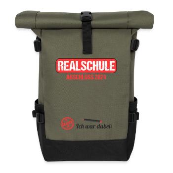 Lycée Jeunes Filles Lycée 2024 - Sac à dos roll top - olive/noir - Devant