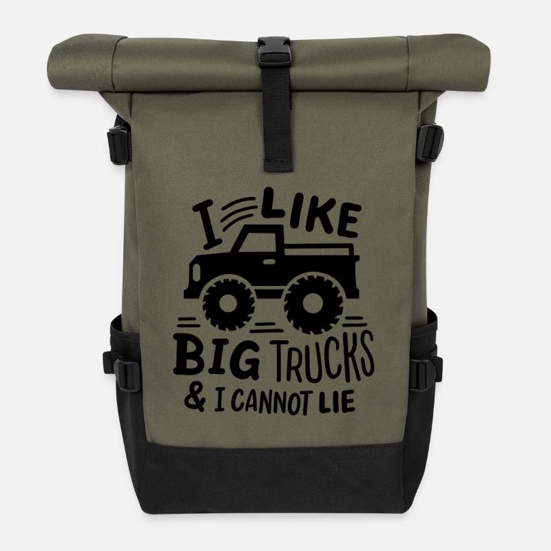 Pick-up Van - Rolltop Rucksack - Olive/Schwarz