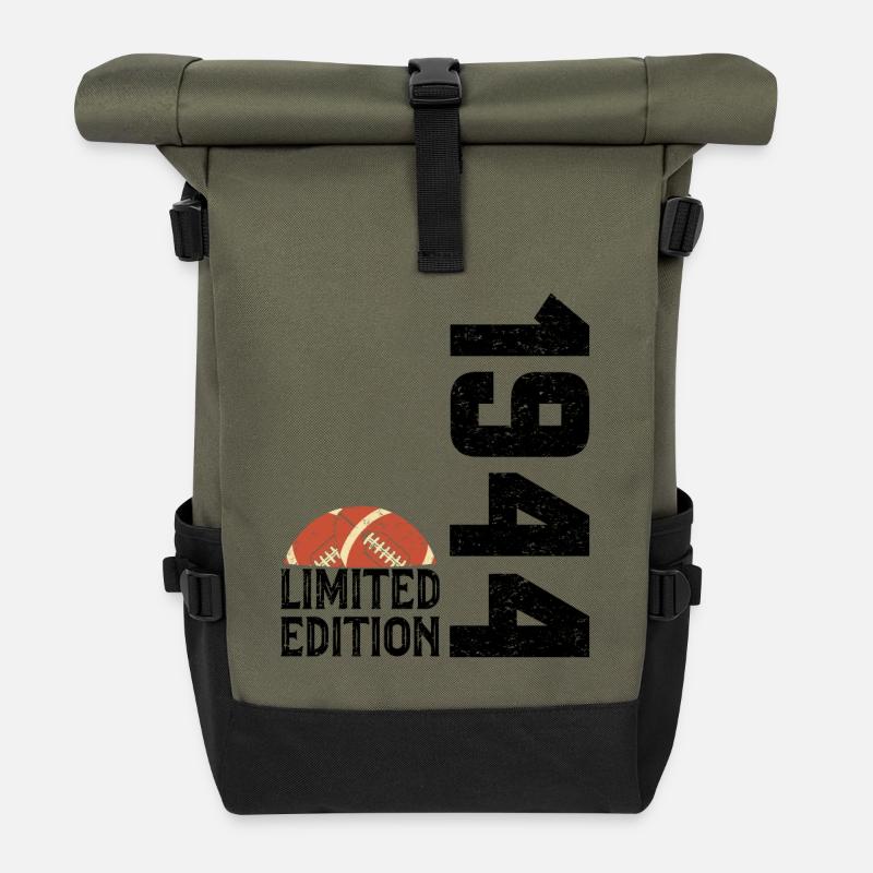 80e Anniversaire 1944 Édition Limitée Rugby - Sac à dos roll top - olive/noir