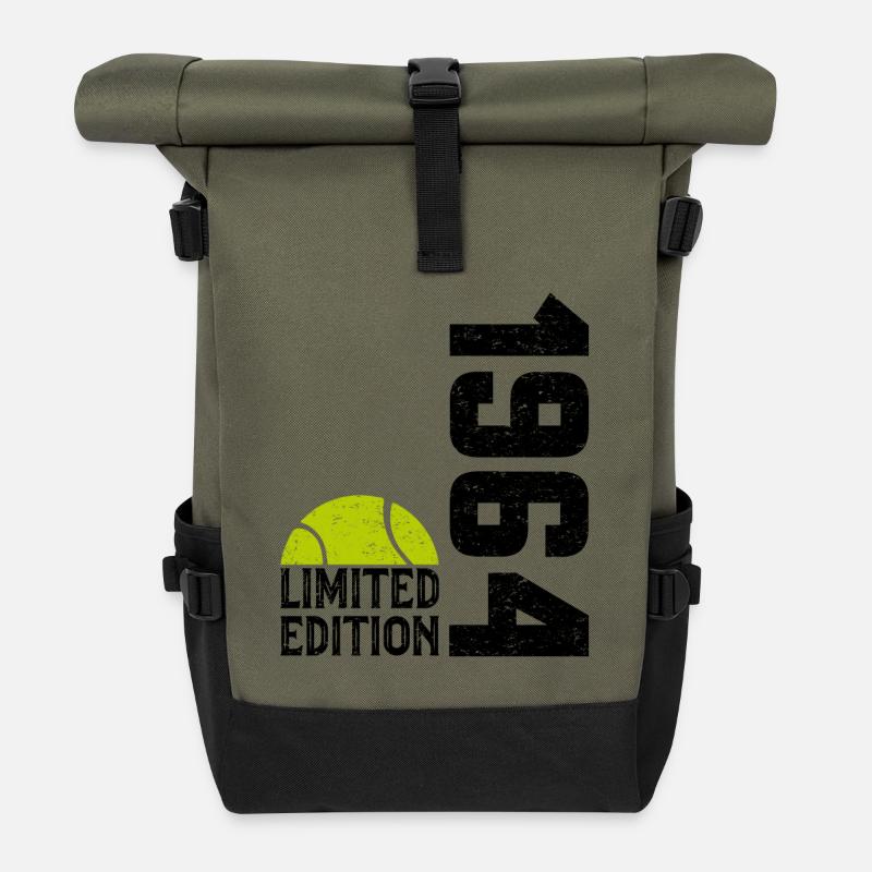 60. Jubiläum 1964 Limited Edition Tennis - Rolltop Rucksack - Olive/Schwarz