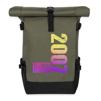 Édition Limitée 2007 18ème Cadeau d’Anniversaire - Sac à dos roll top - olive/noir - Devant