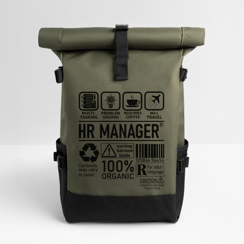 Hr Manager multi tasking problem solving Rolltop Rucksack