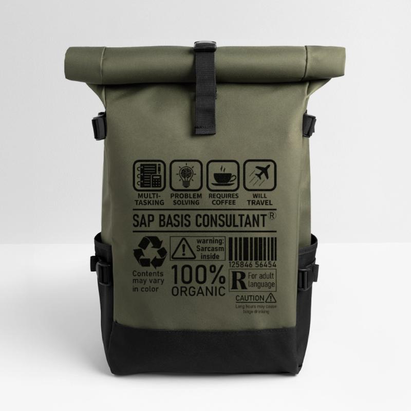 Sap Basis Consultant multi tasking problem solving Rolltop Rucksack