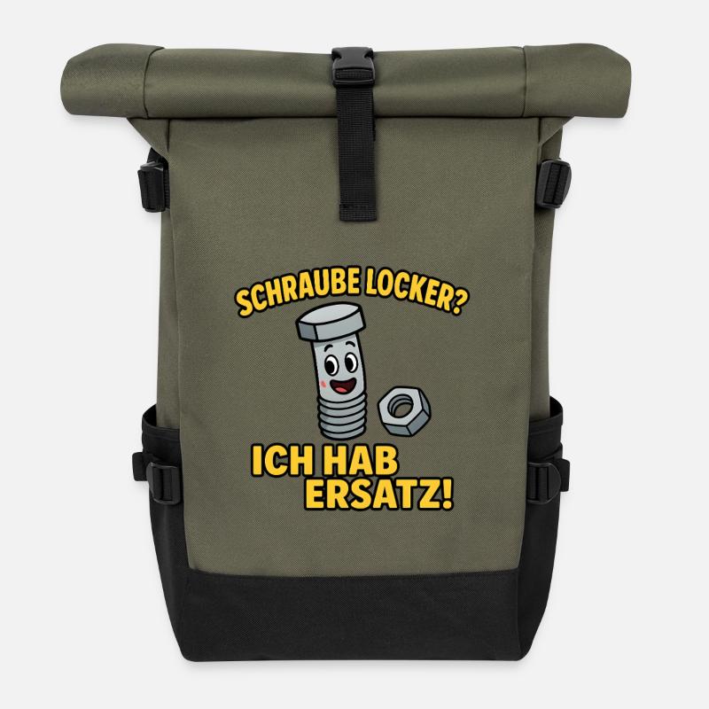 Screw loose? I have a replacement. - Roll Top Backpack - olive/black