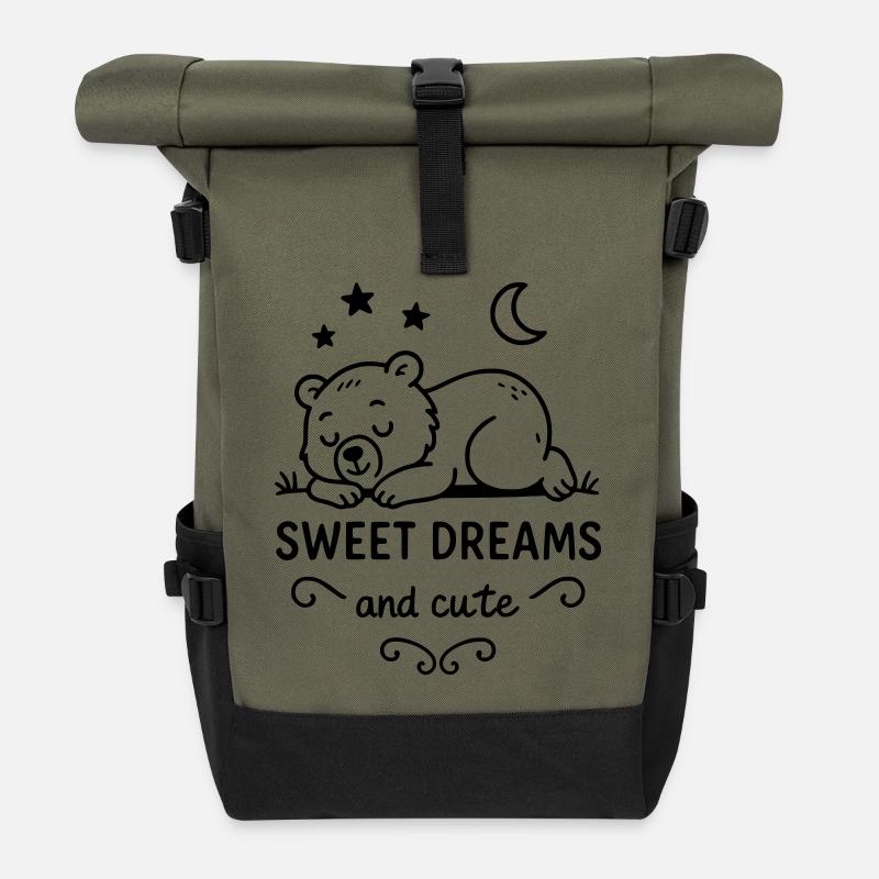 sweetdreams - Rolltop Rucksack - Olive/Schwarz