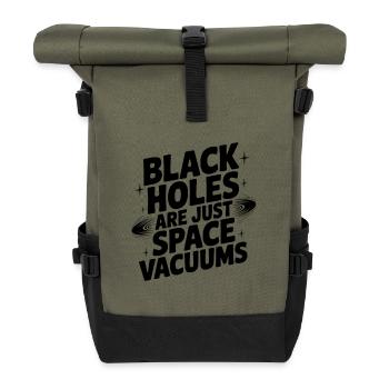Les trous noirs ne sont que des vides spatiaux - Sac à dos roll top - olive/noir - Devant