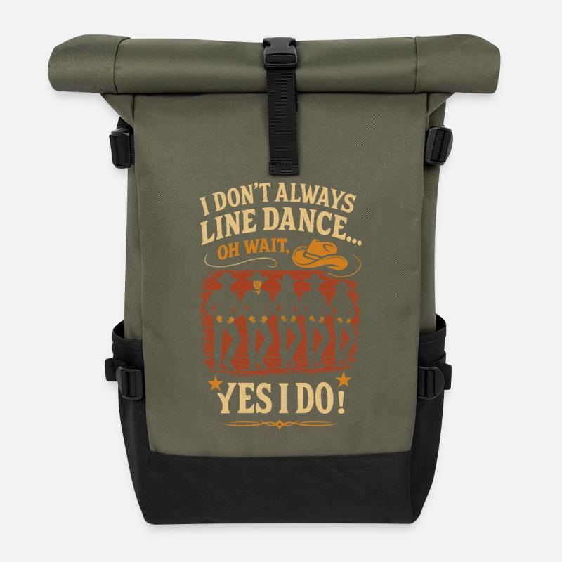 Tut mir leid, ich kann nicht. Ich muss den Rasen m - Rolltop Rucksack - Olive/Schwarz