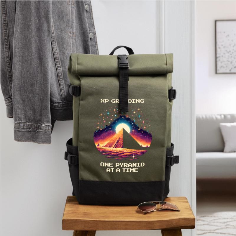 XP Grind : Pyramide par Pyramide | RPG Égypte Sac à dos roll top