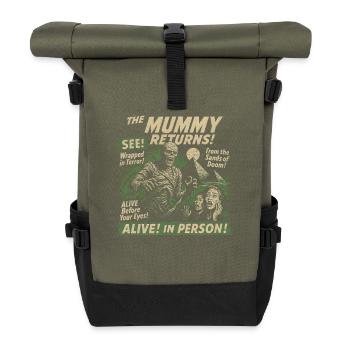 The Mummy Returns Movie Poster Vintage Hallowee - Roll Top Backpack - olive/black - Front