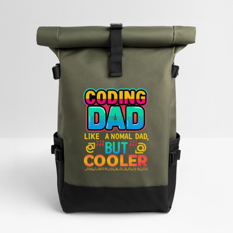 Codage Papa Cooler, Programmeur Sac à dos roll top