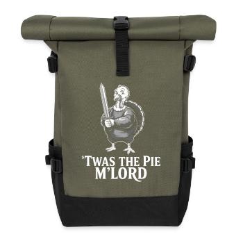Pie Lord Krieger-Turkey - Roll Top Backpack - olive/black - Front