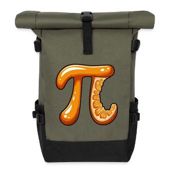 Orange Pi Math - Sac à dos roll top - olive/noir - Devant