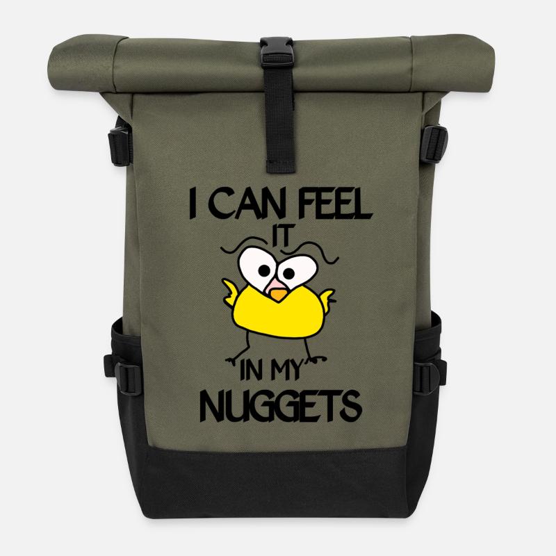Huhn - Rolltop Rucksack - Olive/Schwarz