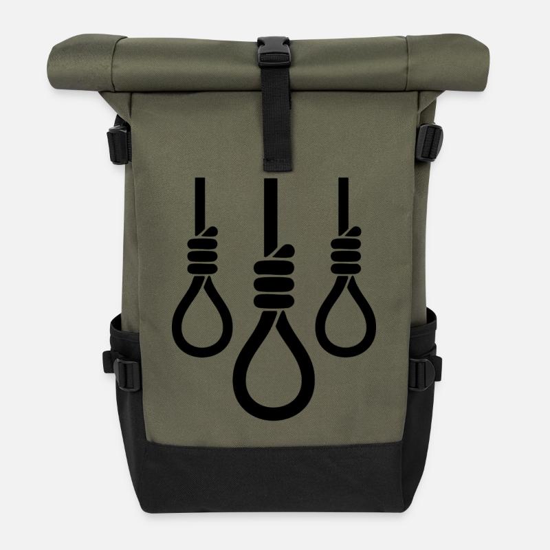 Der Galgenstrick - Rolltop Rucksack - Olive/Schwarz