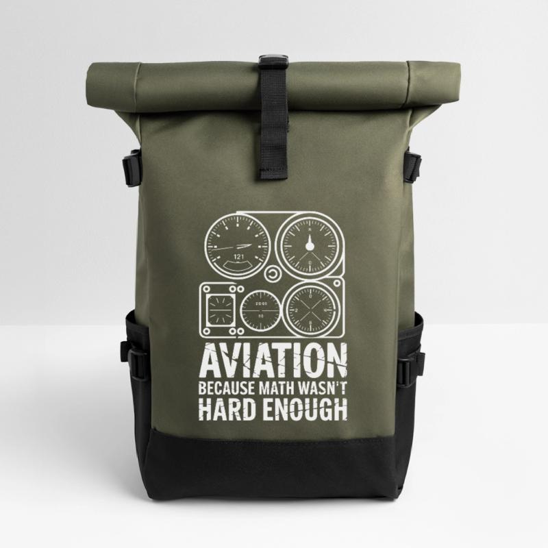 L’aviation parce que les maths n’étaient pas assez difficiles Plus drôle Sac à dos roll top