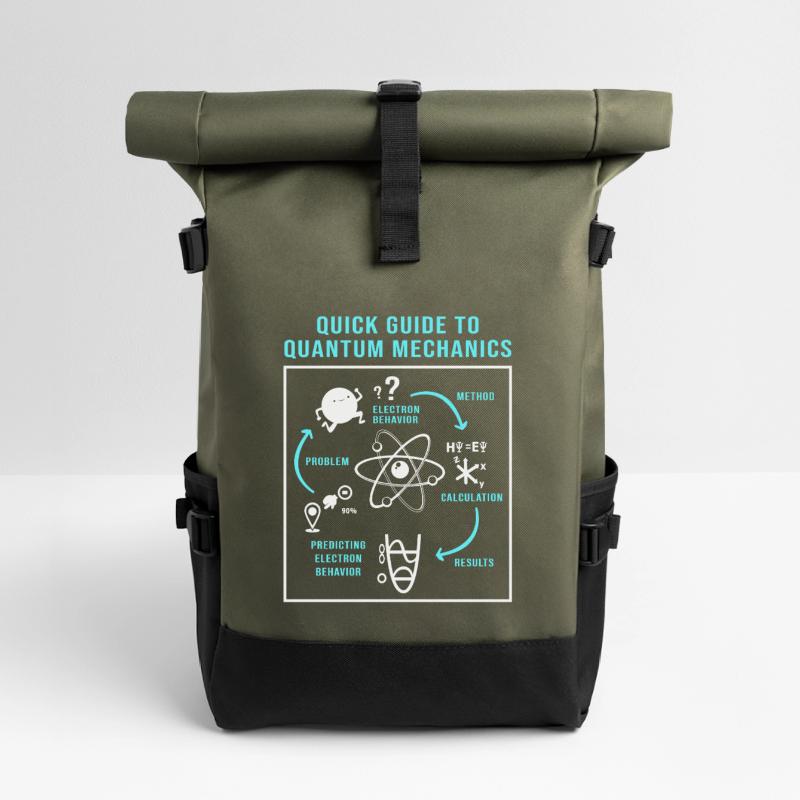 Quantum Physics Quantum Physics Quantum Leap Roll Top Backpack
