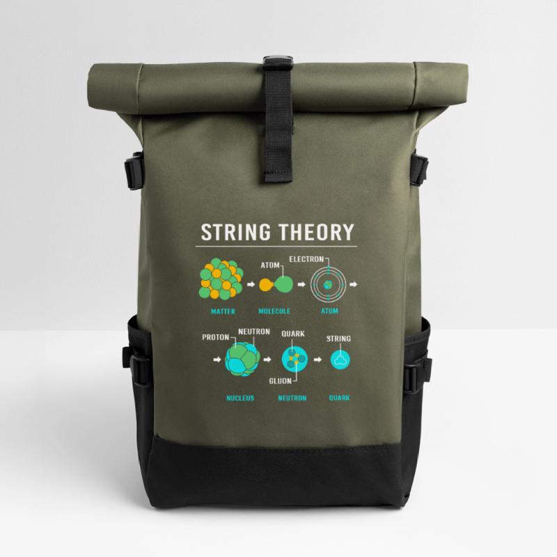 Quantum Physics Quantum Physics Quantum Leap Roll Top Backpack