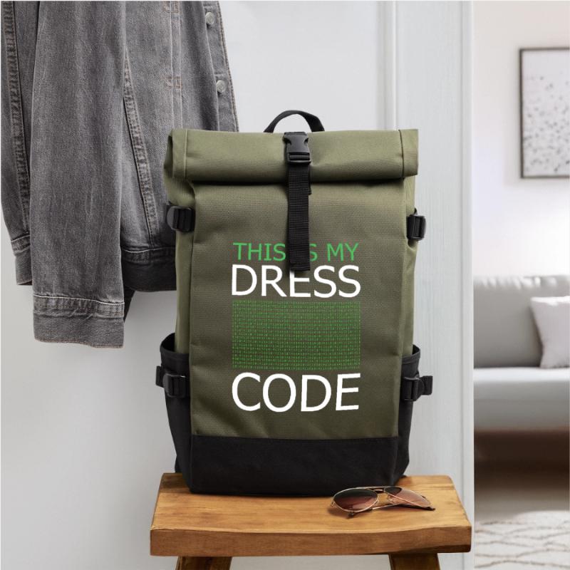 Voici mon code vestimentaire – Code vert Sac à dos roll top