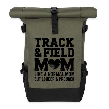Athletics Sayings Athletics Gift - Roll Top Backpack - olive/black - Front
