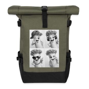 Celery - Roll Top Backpack - olive/black - Front
