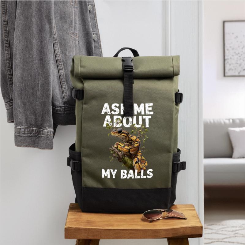 Python roi Serpents Amateurs de terrarium Python Sac à dos roll top