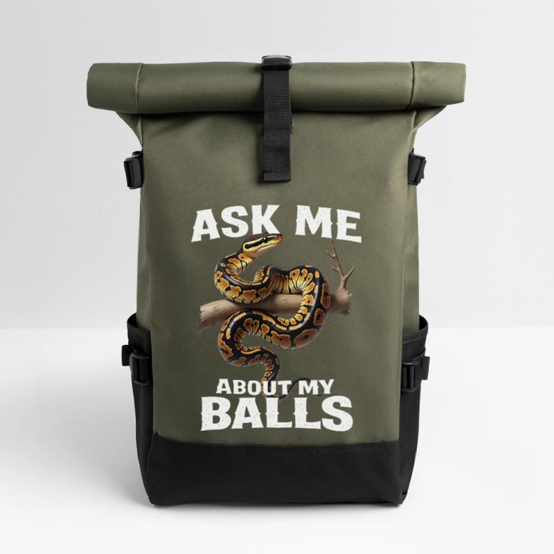 Python roi Serpents Amateurs de terrarium Python Sac à dos roll top