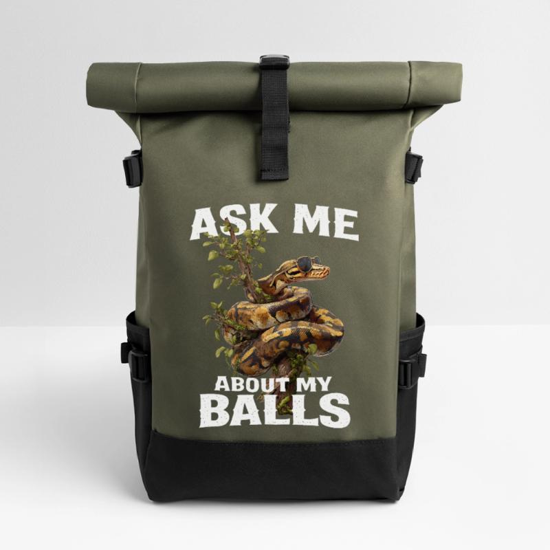 Python roi Serpents Amateurs de terrarium Python Sac à dos roll top