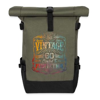 60e anniversaire en édition limitée vintage 1966 - Sac à dos roll top - olive/noir - Devant