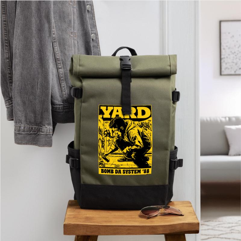 yard_graffitiYard Bomb Da System 88 Graffiti Poste Rolltop Rucksack