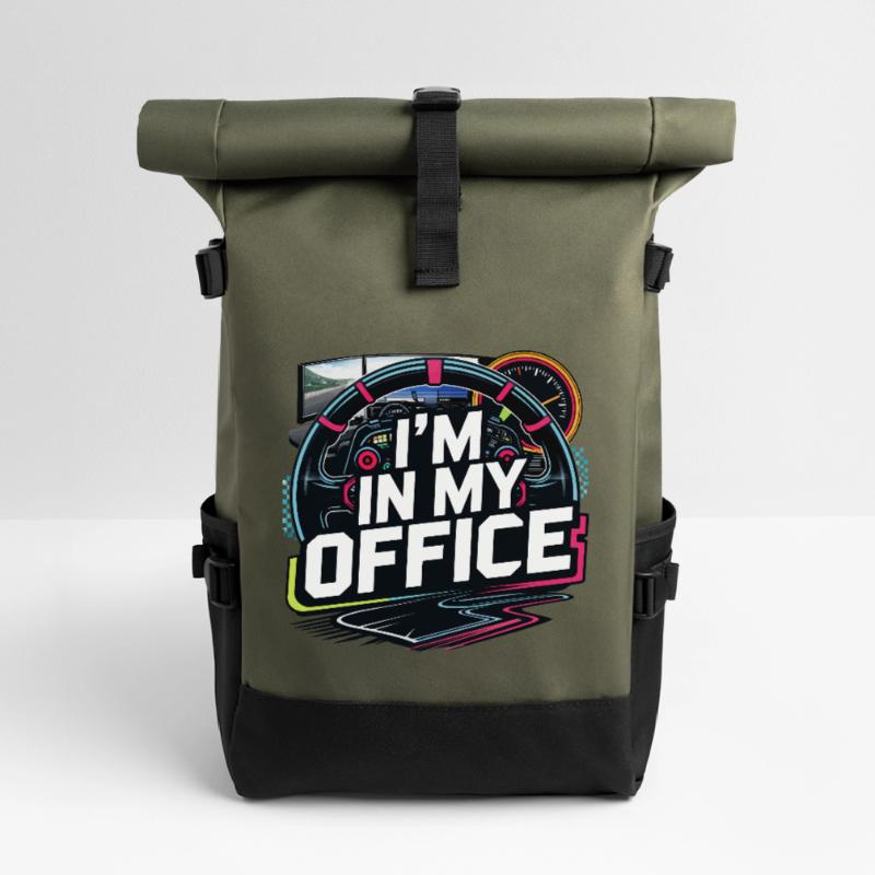 Je suis dans mon bureau Sac à dos roll top