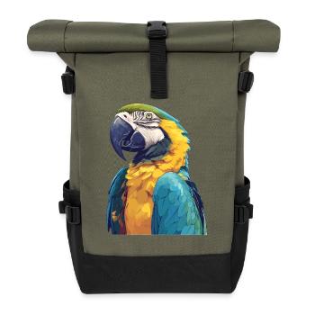 L’ère de l’ara - Sac à dos roll top - olive/noir - Devant