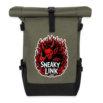 Infernal Sneaky Link - Roll Top Backpack - olive/black - Front