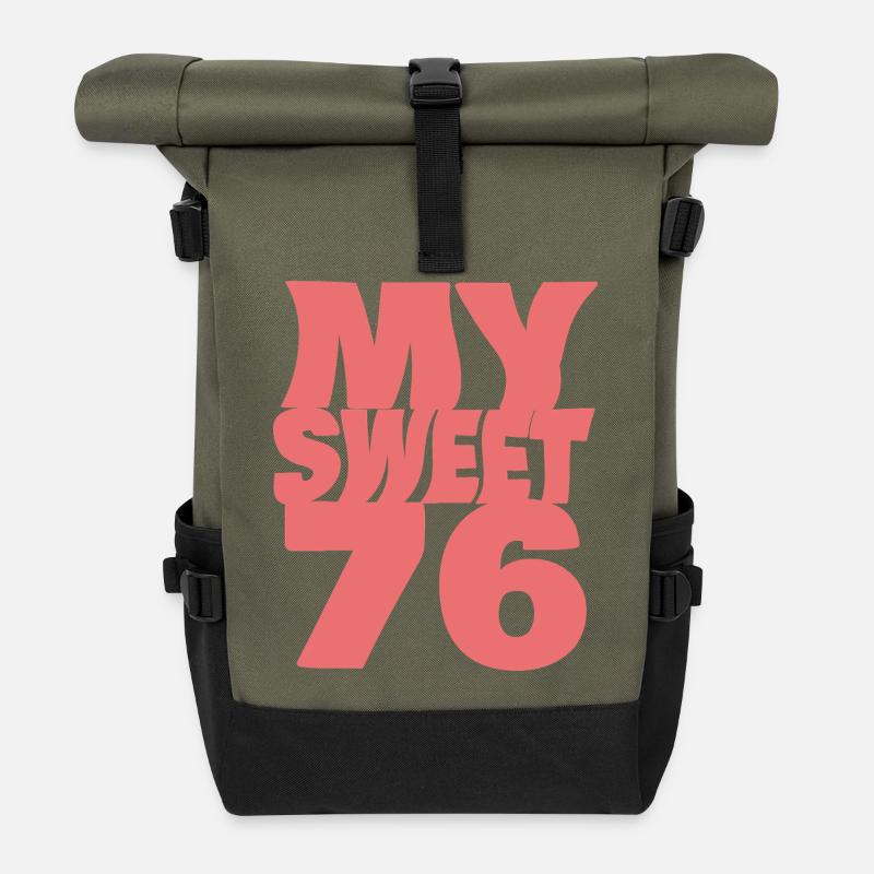 Suess 76 - Rolltop Rucksack - Olive/Schwarz