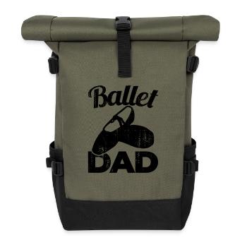 Papa de ballet - Sac à dos roll top - olive/noir - Devant