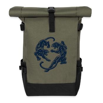 Kreis der Panther – Schattenkampf - Rolltop Rucksack - Olive/Schwarz - Vorne