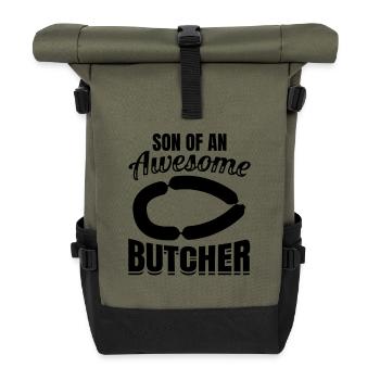 Schlachter Junge - Rolltop Rucksack - Olive/Schwarz - Vorne