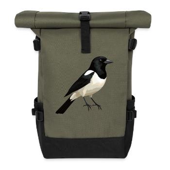 Elstern Elster - Rolltop Rucksack - Olive/Schwarz - Vorne