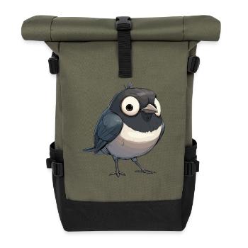 Elstern Elster - Rolltop Rucksack - Olive/Schwarz - Vorne